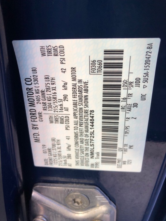 2020 Ford Transit Connect Image 38