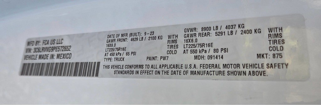 2023 RAM Promaster Image 4