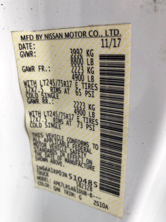 2018 Nissan Titan Image 35