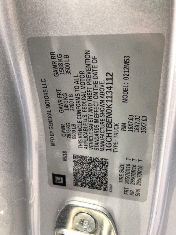 2019 Chevrolet Colorado Image 36