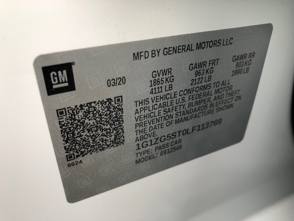 2020 Chevrolet Malibu Image 36