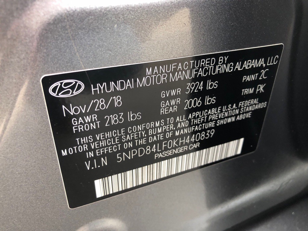 2019 Hyundai Elantra Image 33