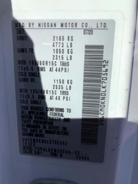 2020 Nissan NV200 Image 36