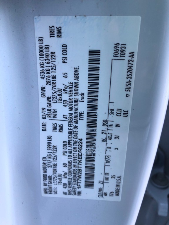 2019 Ford F-250 Image 36