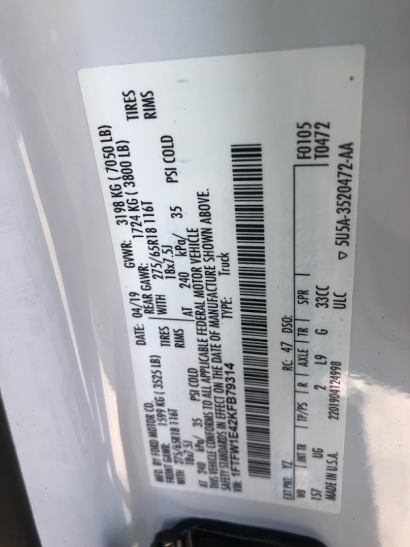 2019 Ford F-150 Image 43