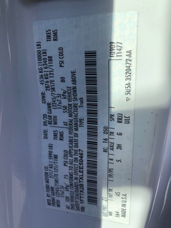 2020 Ford F-250 Image 37