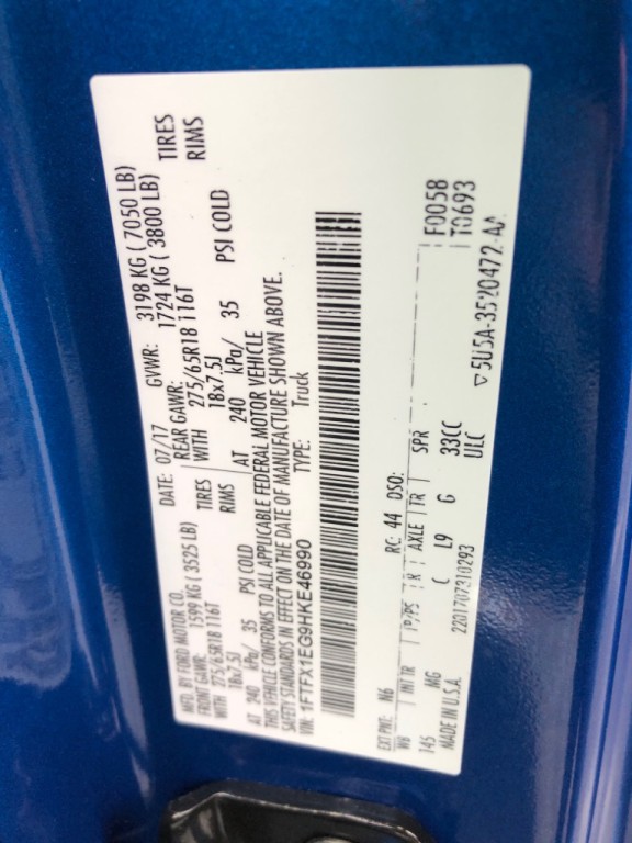 2017 Ford F-150 Image 44