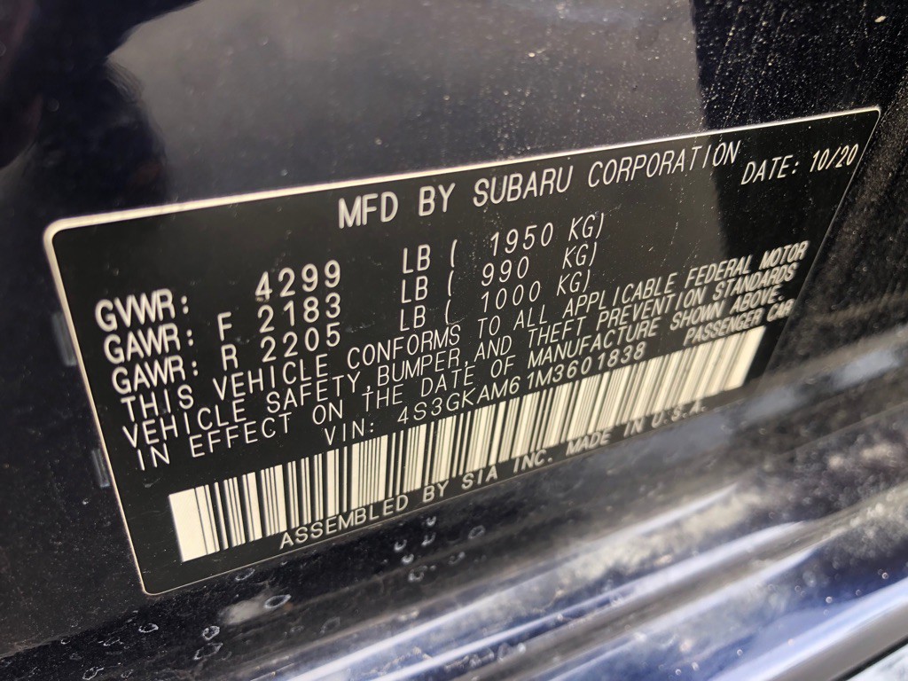 2021 Subaru Impreza Image 38