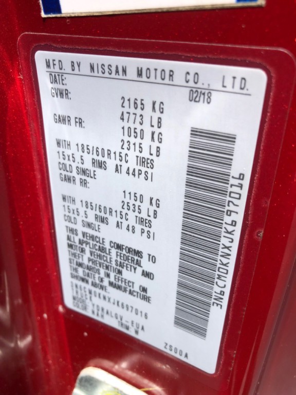 2018 Nissan NV200 Image 36