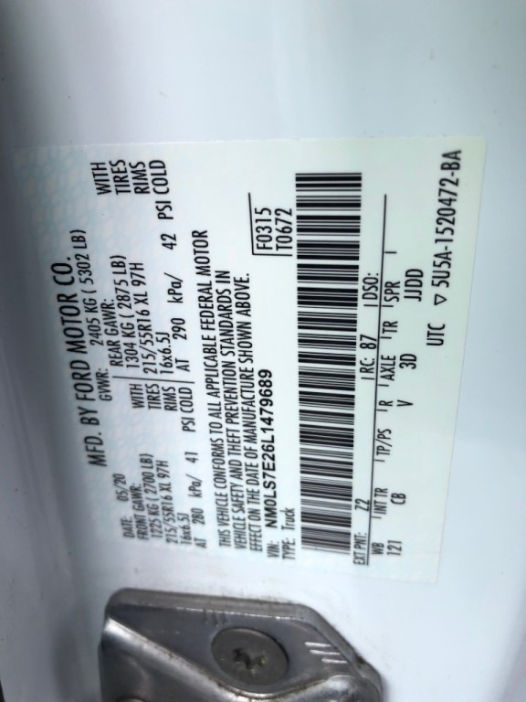 2020 Ford Transit Connect Image 36