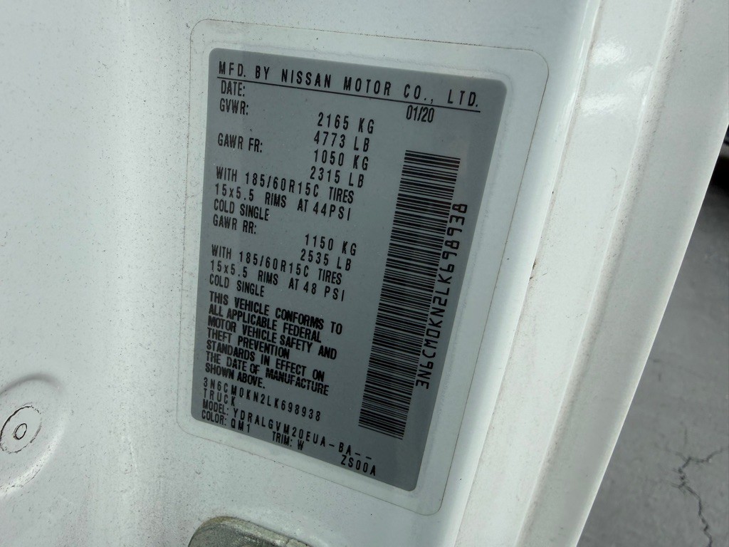 2020 Nissan NV200 Image 5