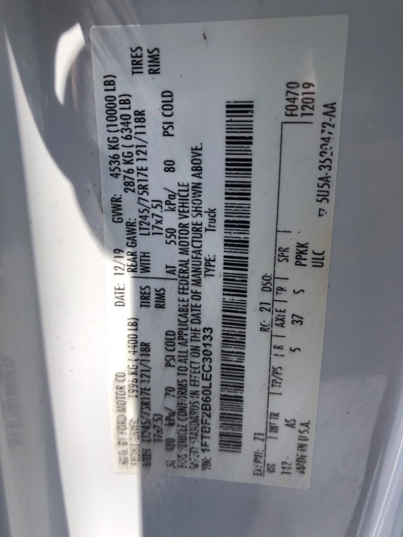 2020 Ford F-250 Image 38
