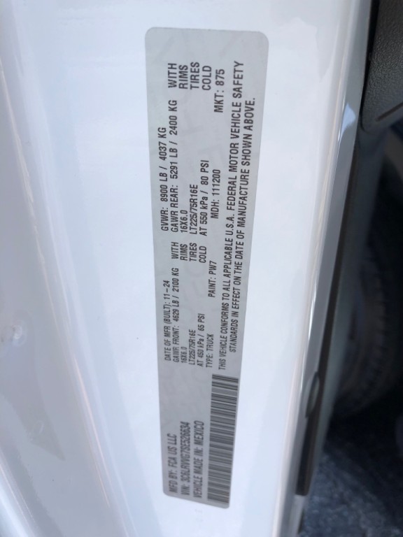 2025 RAM Promaster Image 38