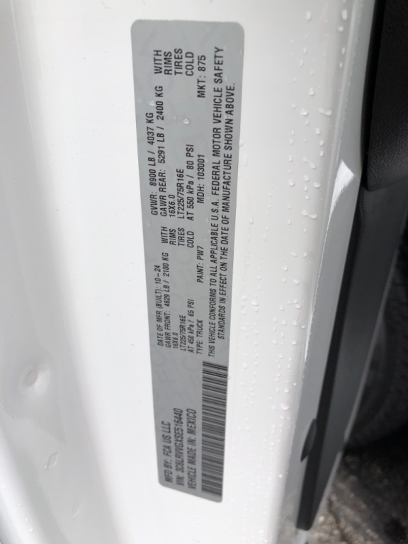 2025 RAM Promaster Image 37
