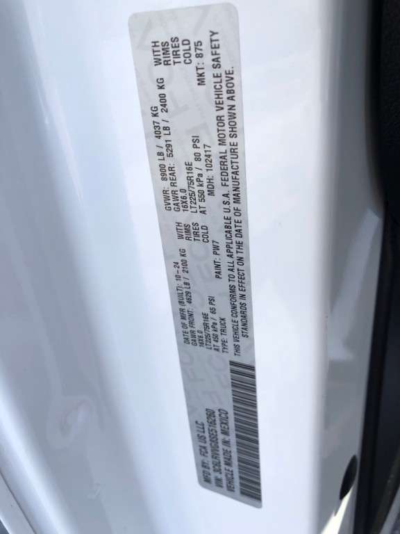 2025 RAM Promaster Image 36