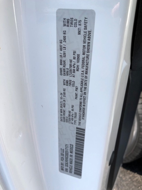 2025 RAM Promaster Image 37