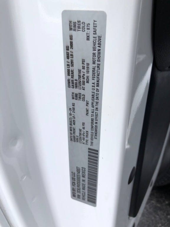 2025 RAM Promaster Image 33