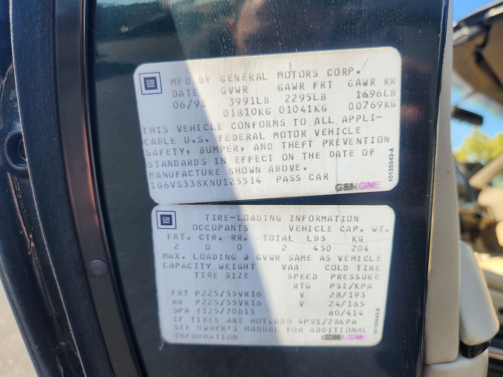 1992 Cadillac Allante Image 43