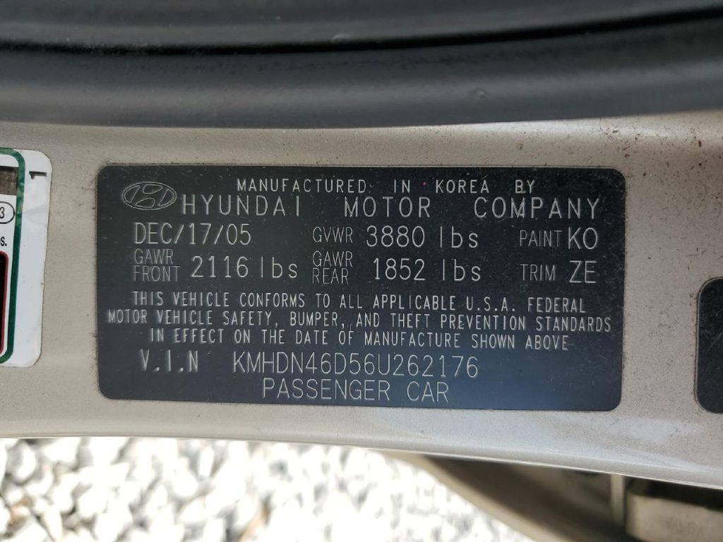2006 Hyundai Elantra Image 10