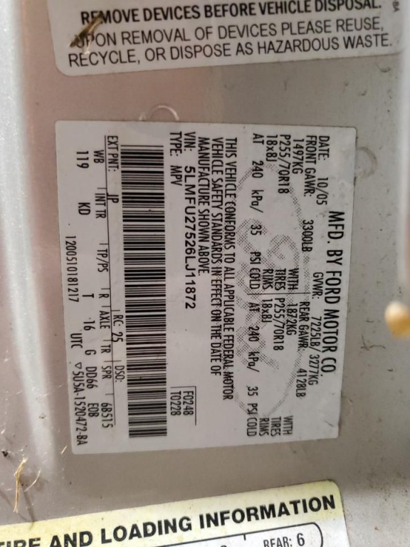 2006 Lincoln Navigator Image 7