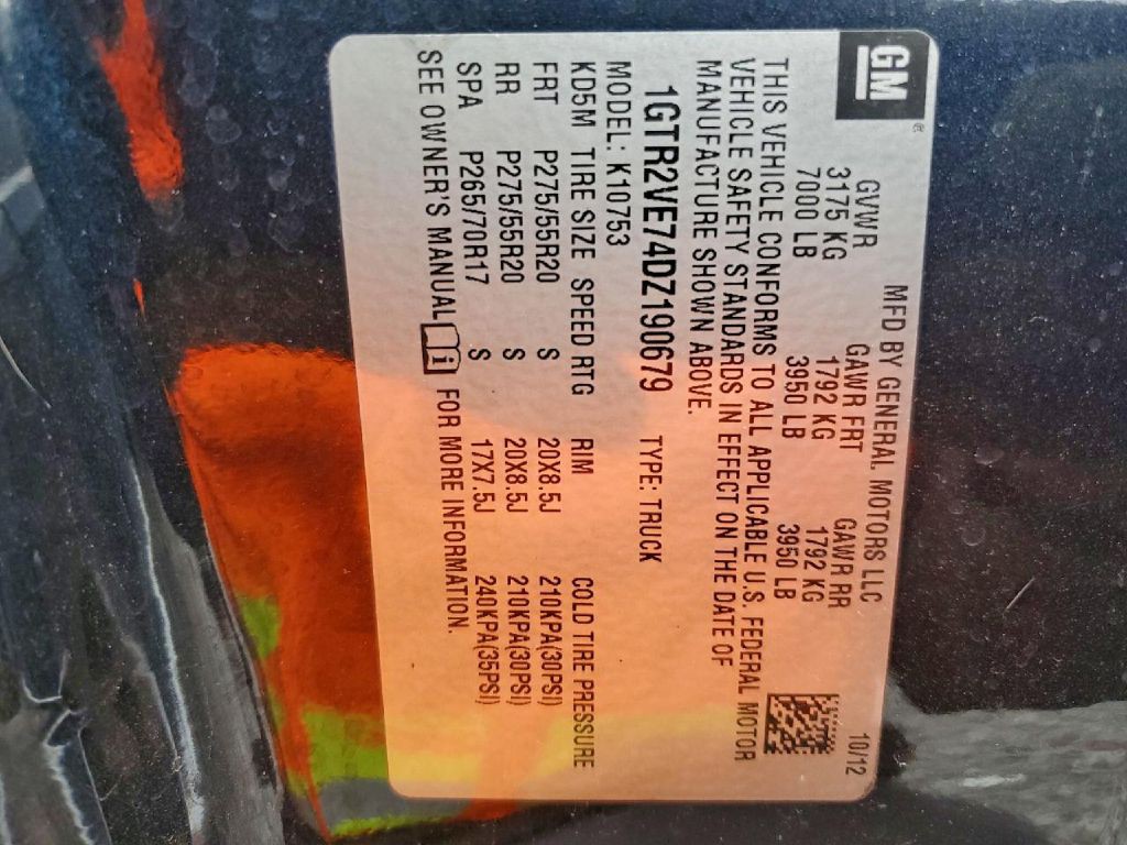 2013 GMC Sierra Image 10