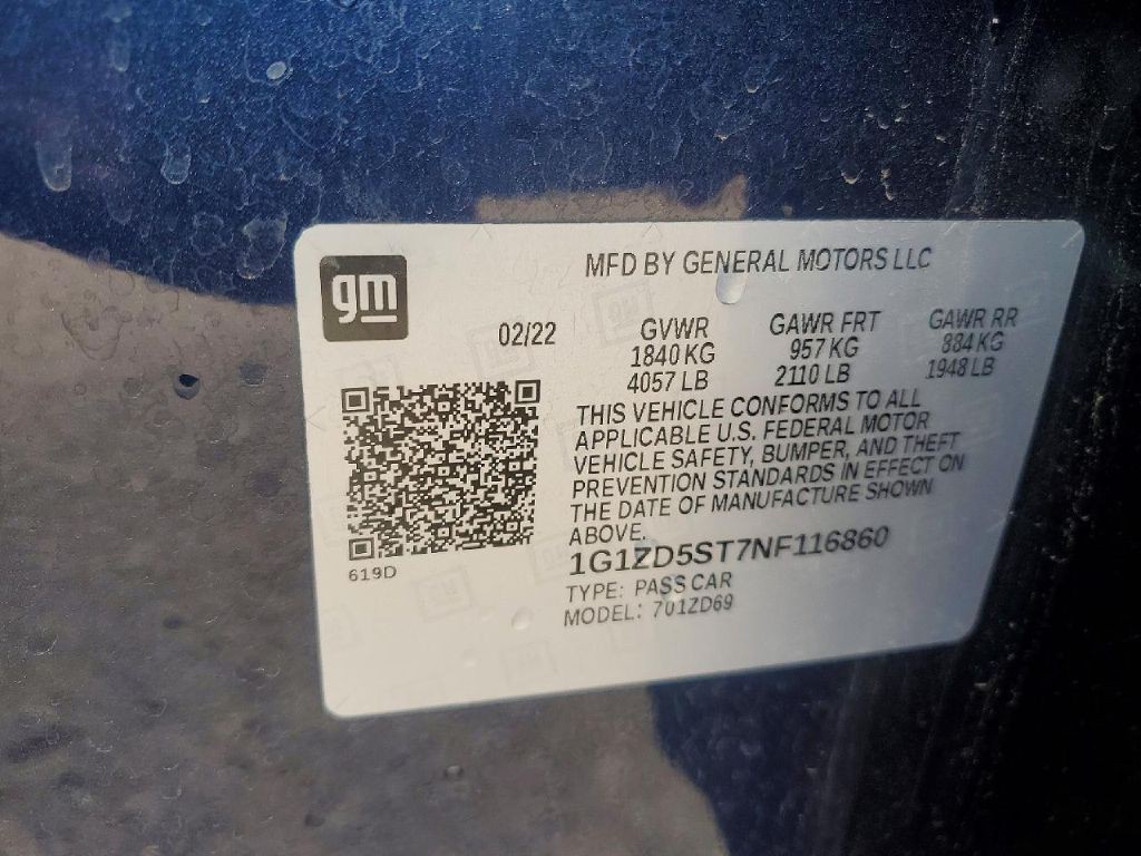 2022 Chevrolet Malibu Image 11