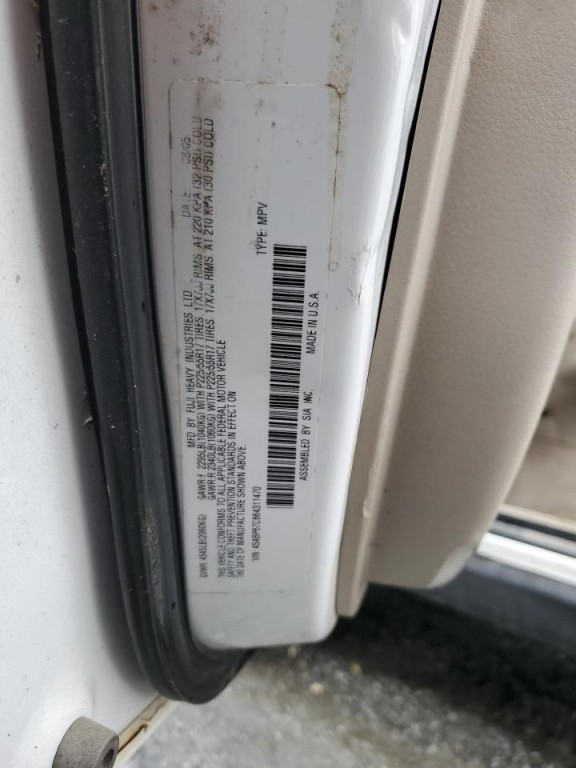 2006 Subaru Legacy Image 11