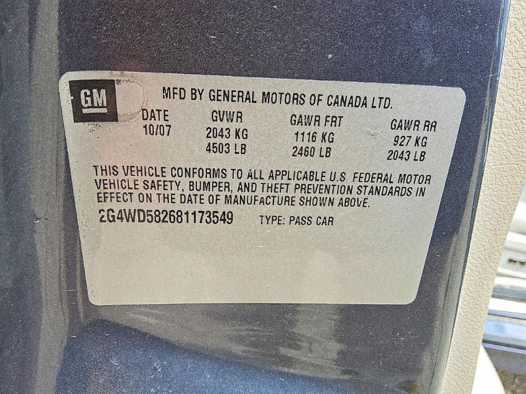 2008 Buick Lacrosse Image 11