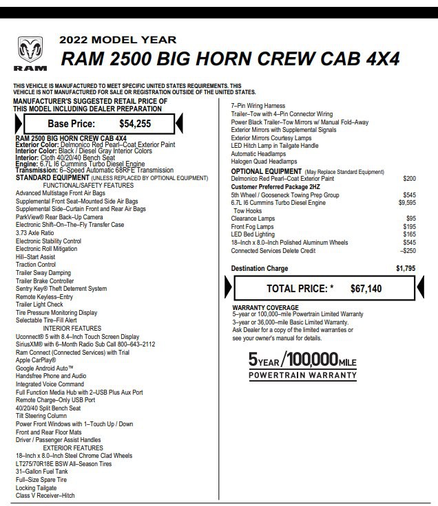 2022 RAM 2500 Image 7