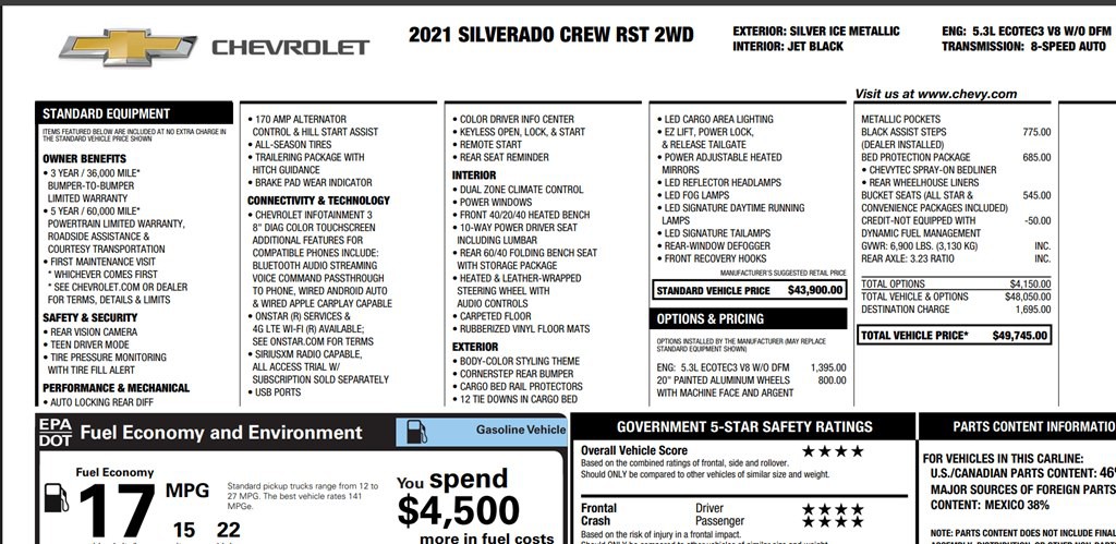 2021 Chevrolet Silverado 1500 Image 21