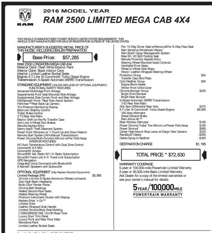 2016 RAM 2500 Image 7