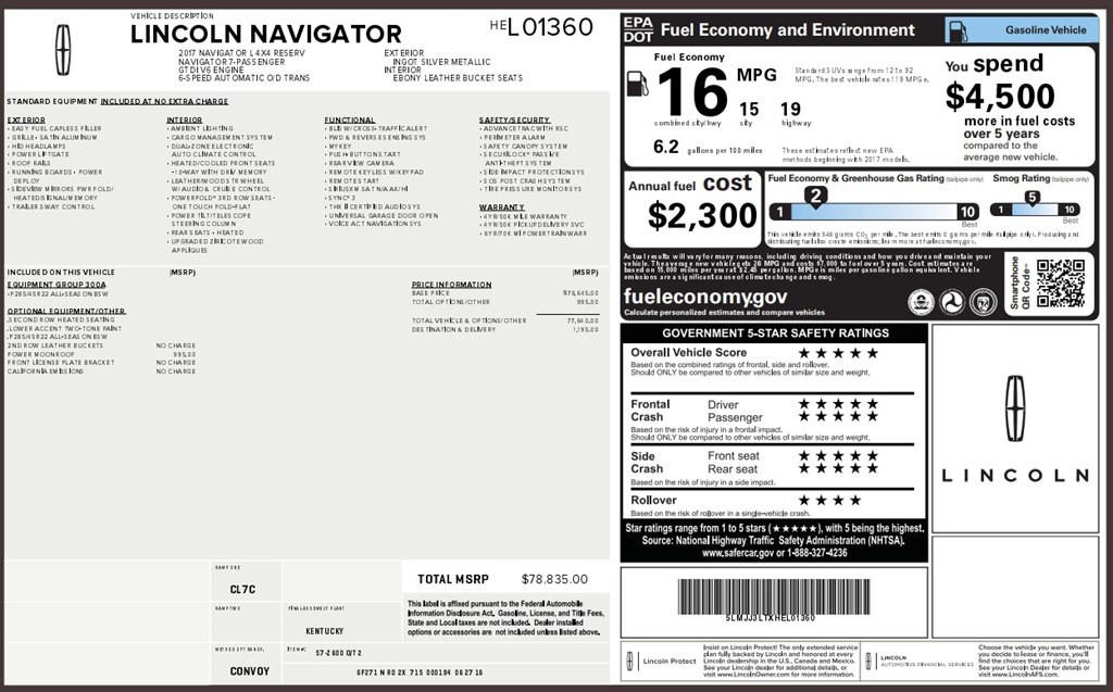 2017 Lincoln Navigator Image 7