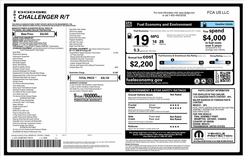 2019 Dodge Challenger Image 22