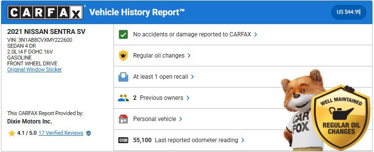 2021 Nissan Sentra Image 21