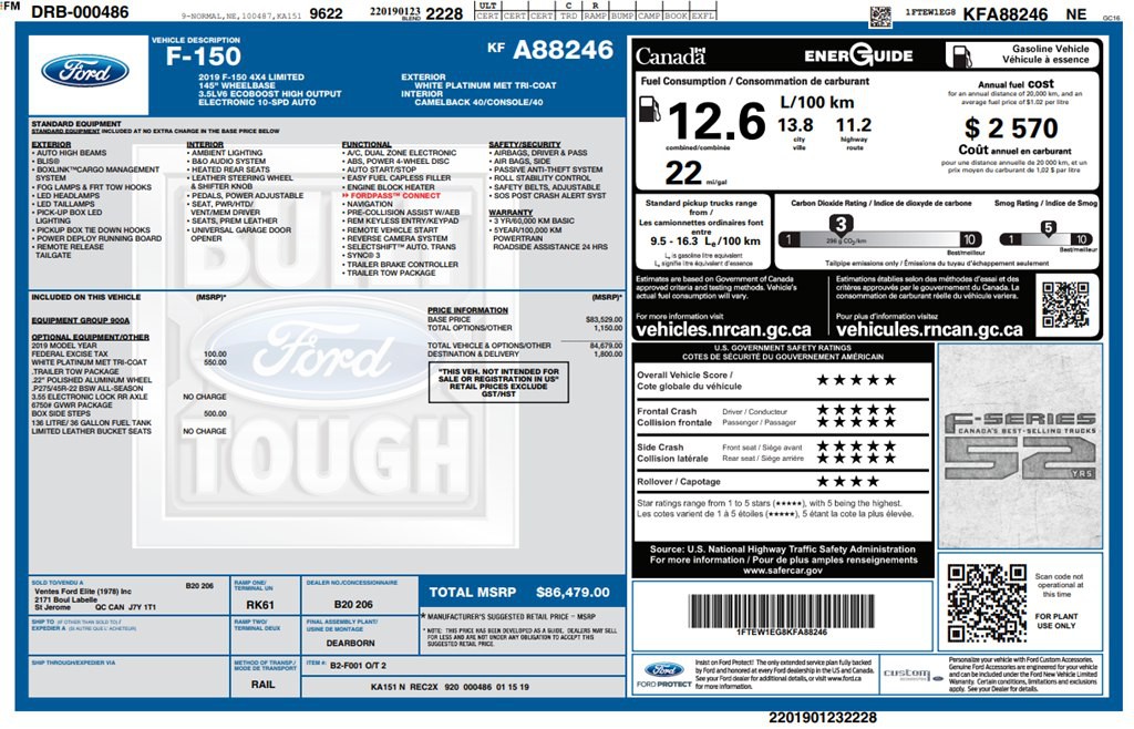 2019 Ford F-150 Image 1