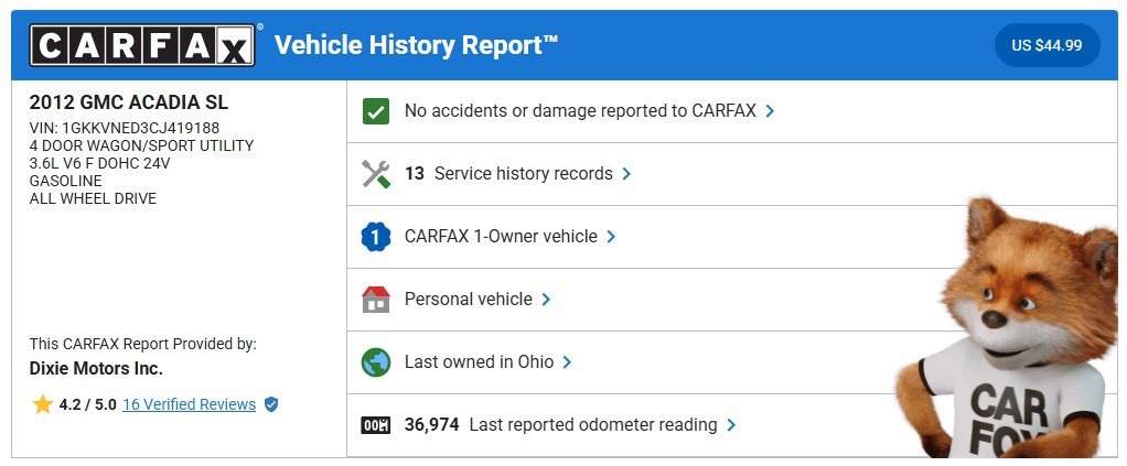 2012 GMC Acadia Image 21