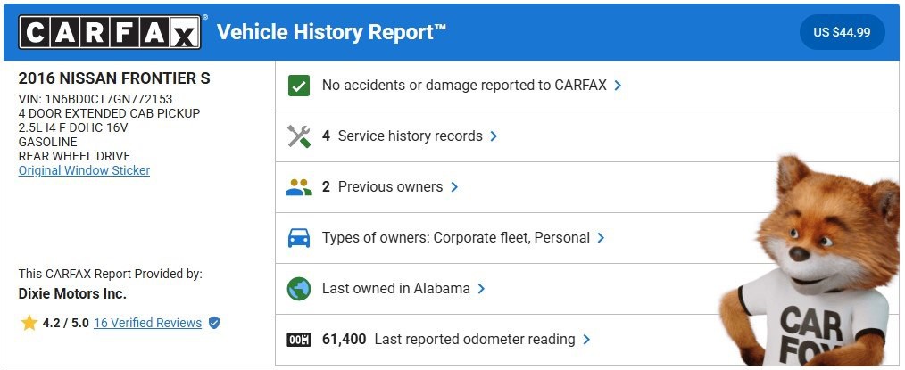 2016 Nissan Frontier Image 19