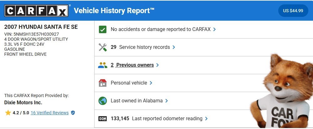 2007 Hyundai Santa Fe Image 19