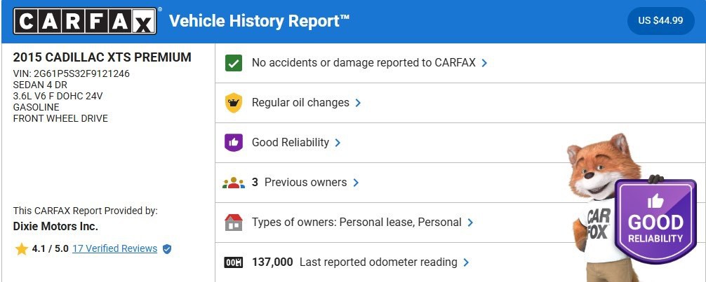 2015 Cadillac XTS Image 21
