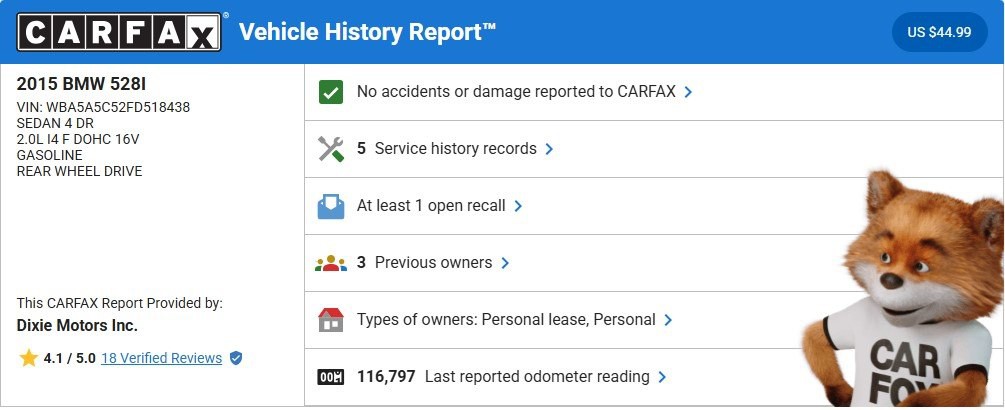 2015 BMW 5 Series Image 5