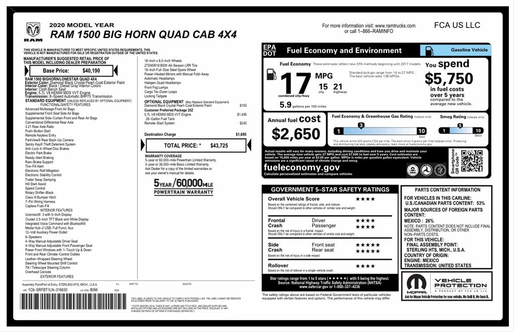 2020 RAM 1500 Image 21