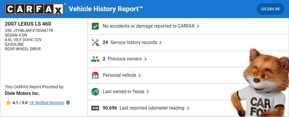 2007 Lexus LS Image 21