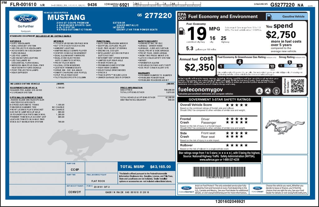 2016 Ford Mustang Image 25
