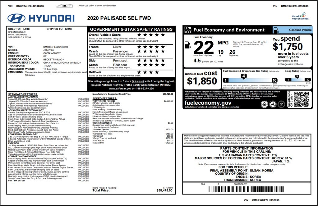 2020 Hyundai Palisade Image 23