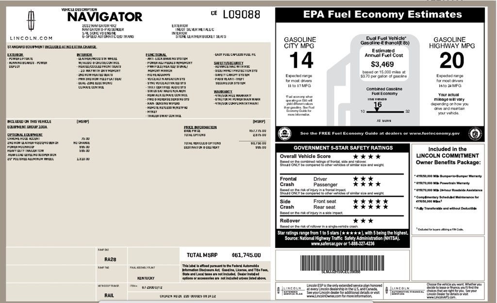 2012 Lincoln Navigator Image 10