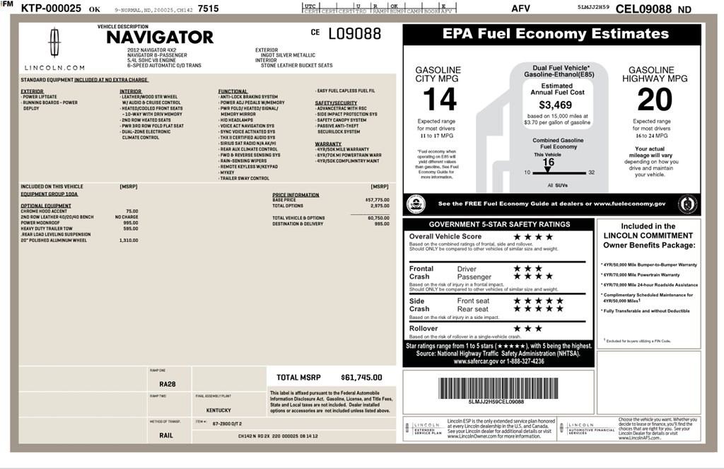 2012 Lincoln Navigator Image 22