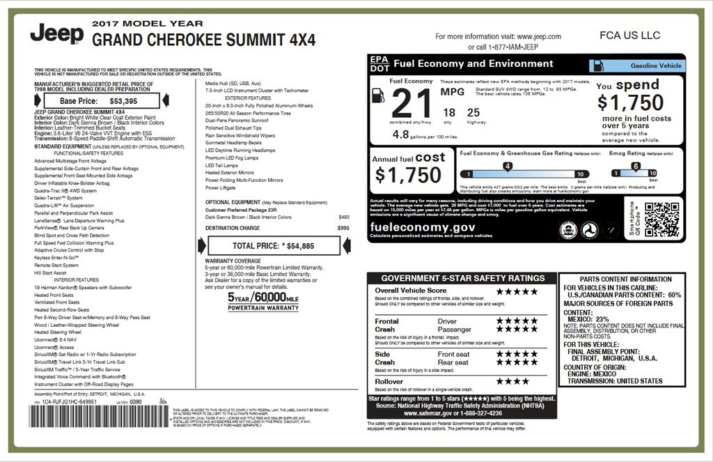 2017 Jeep Grand Cherokee Image 10