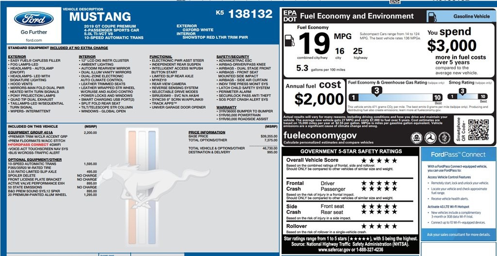 2019 Ford Mustang Image 11