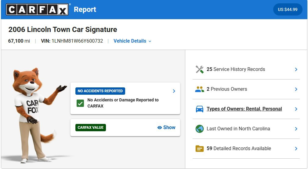 2006 Lincoln Town Car Image 12