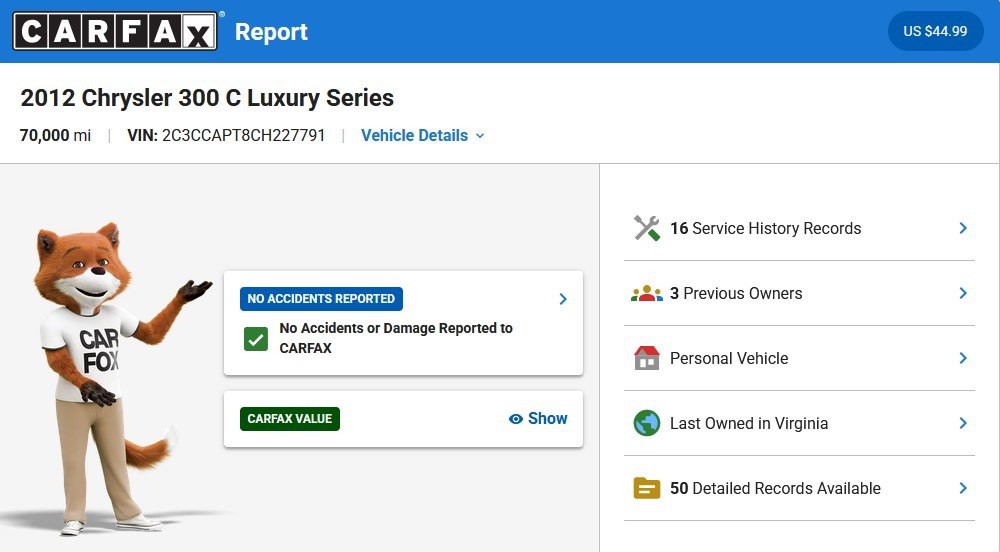 2012 Chrysler 300 Image 6